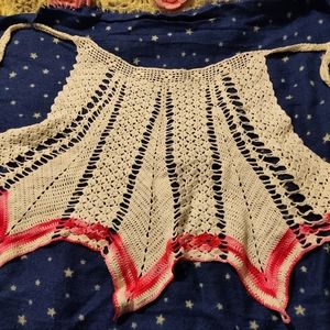 Crocheted apron